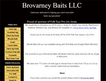 Tablet Screenshot of brovarneybaits.com